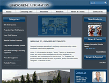 Tablet Screenshot of lindgrenautomation.com